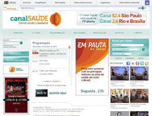Tablet Screenshot of canal.fiocruz.br
