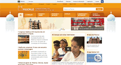 Desktop Screenshot of portal.fiocruz.br