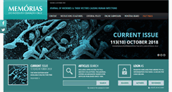 Desktop Screenshot of memorias.ioc.fiocruz.br