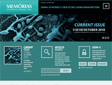 Tablet Screenshot of memorias.ioc.fiocruz.br