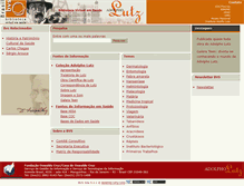 Tablet Screenshot of bvsalutz.coc.fiocruz.br