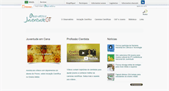 Desktop Screenshot of juventudect.fiocruz.br