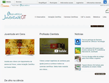 Tablet Screenshot of juventudect.fiocruz.br