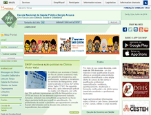 Tablet Screenshot of ensp.fiocruz.br