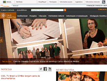 Tablet Screenshot of coc.fiocruz.br